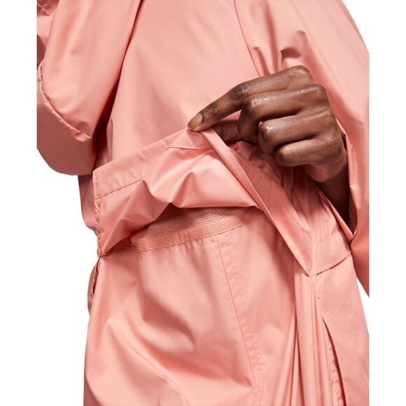 New! NIKE Essential Packable Running Zip Rain Jacket Lightweight Water Repellent - Picture 8 of 10